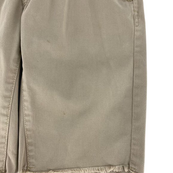 HUDSON Chino Khaki Raw Hem Shorts - Picture 8 of 9